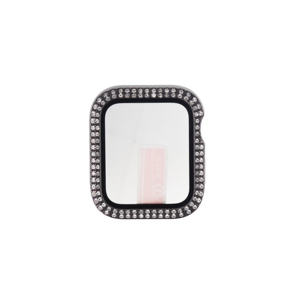 Comie Θήκη Με Προστατευτικό Γυαλί Με Στρας (Apple Watch 44mm)