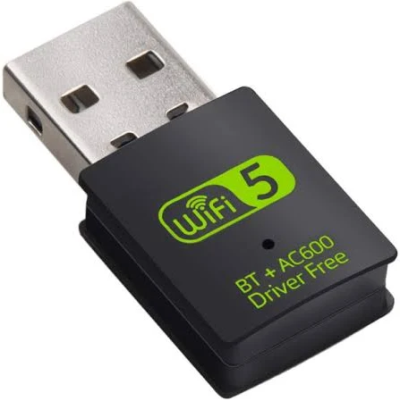 Dual Band + Bluetooth USB Adapter 600 Mbps Dual Band + Bluetooth USB Adapter 600 Mbps