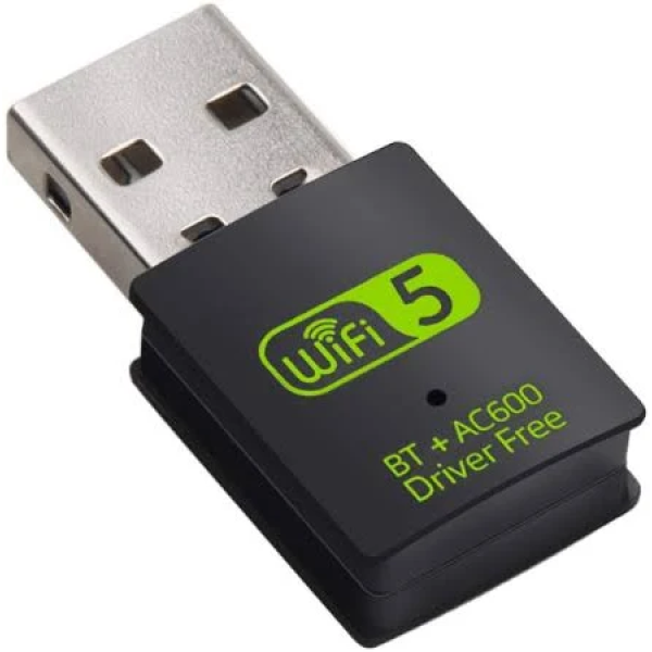 Dual Band + Bluetooth USB Adapter 600 Mbps