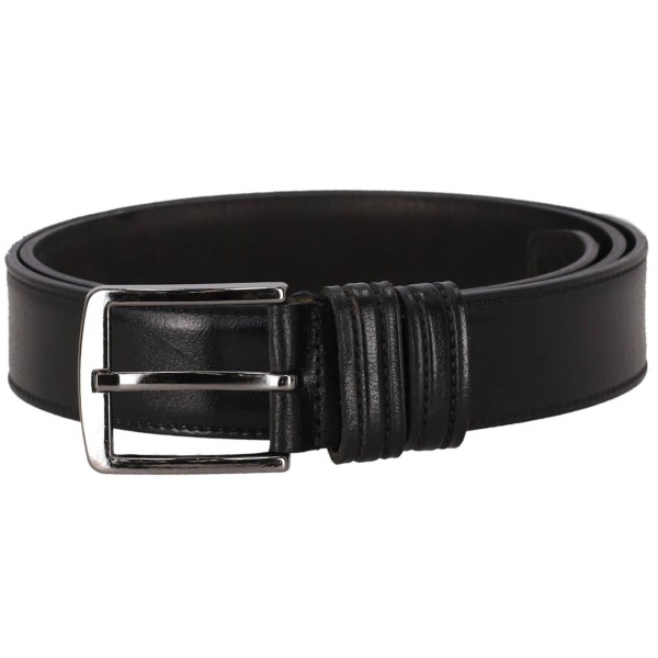 Derrys Accessories Ανδρική Δερμάτινη Ζώνη με Μεταλλική Αγκράφα