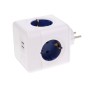 Powercube 4 Θέσεων με 2 Θύρες USB-A