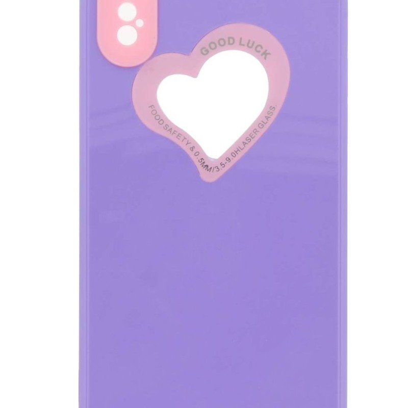 Back Cover Θήκη Σιλικόνης Με Σχέδιο Κάρδια (Iphone X & Iphone Xs)