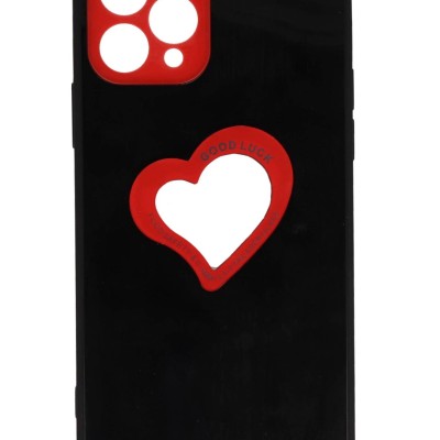 Back Cover Θήκη Σιλικόνης Με Σχέδιο Καρδιά (Iphone 11 Pro)