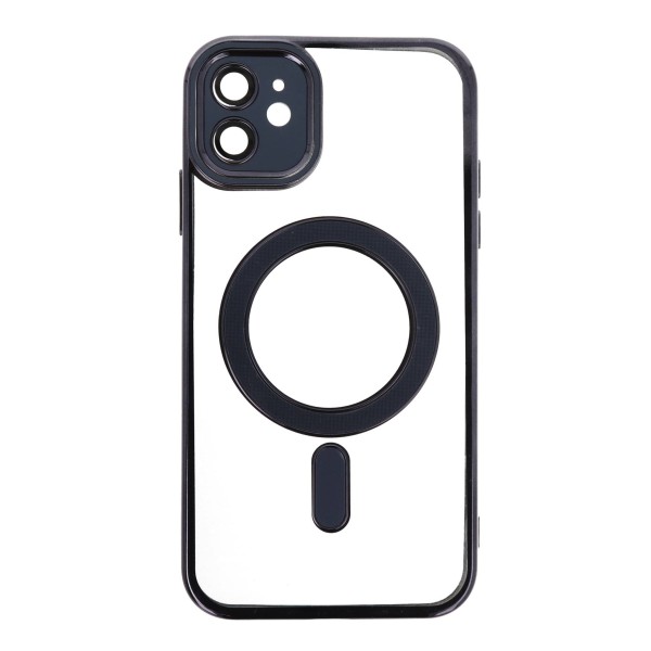 Θήκη Back Cover Σιλικόνης Με Τζαμάκι Κάμερας Και Magsafe (Iphone 11)