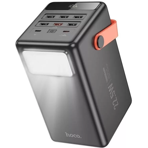 Hoco J142 Power Bank 100000mAh 22.5W με 6 Θύρες USB-A και 2 Θύρες USB-C Αξεσουάρ Κινητών/Tablet