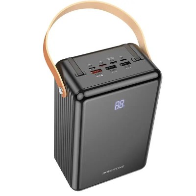 Borofone BJ32 Power Bank 80000mAh 22.5W με 3 Θύρες USB-A και 4 Θύρες USB-C