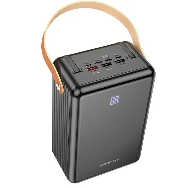 Borofone BJ32 Power Bank 80000mAh 22.5W με 3 Θύρες USB-A και 4 Θύρες USB-C