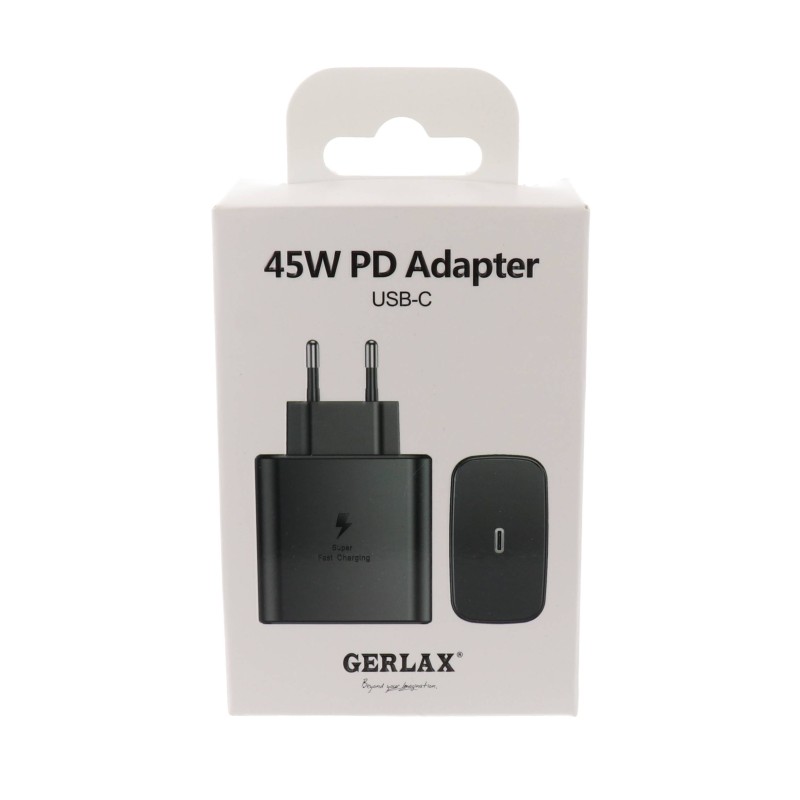 Gerlax A12S Αντάπτορας Πρίζας USB-C PD 45W
