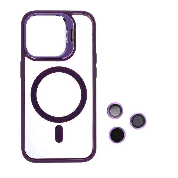 Cookover Back Cover Θήκη Magsafe, Στήριγμα Κάμερας Και Προστατευτικά Κάμερας (Iphone 15 Pro)