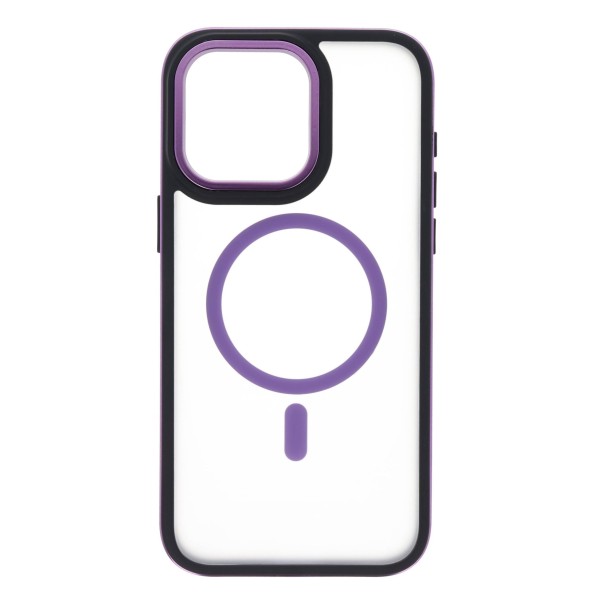 Back Cover Θήκη Magsafe Με Ματ Όψη Διάφανη (Iphone 15 Pro Max)