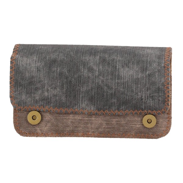 Pithia CA-16 Καπνοθήκη Δερματίνη με Κούμπωμα