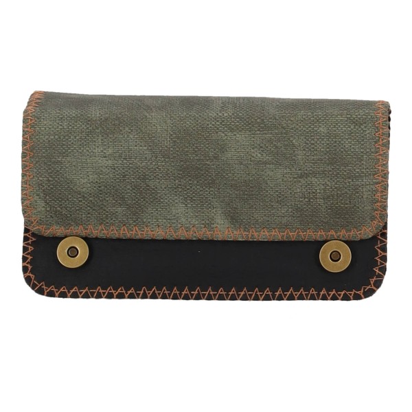 Pithia CA-25 Καπνοθήκη Δερματίνη με Κούμπωμα