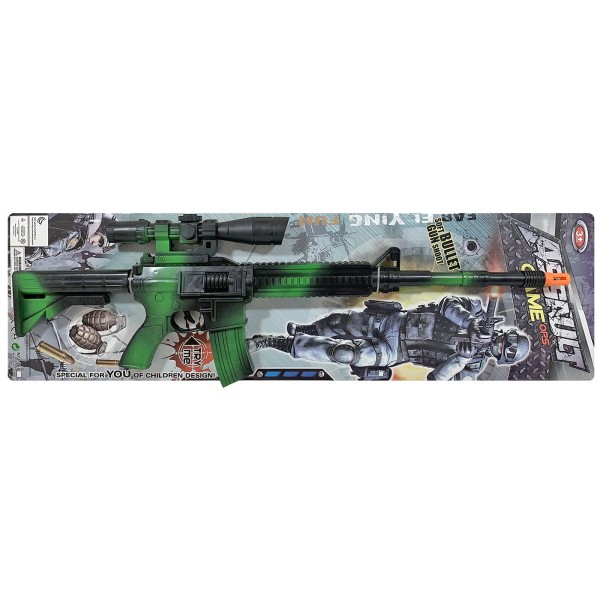 Όπλο σπινθηροβόλο πρασινόμαυρο 68x20 cm