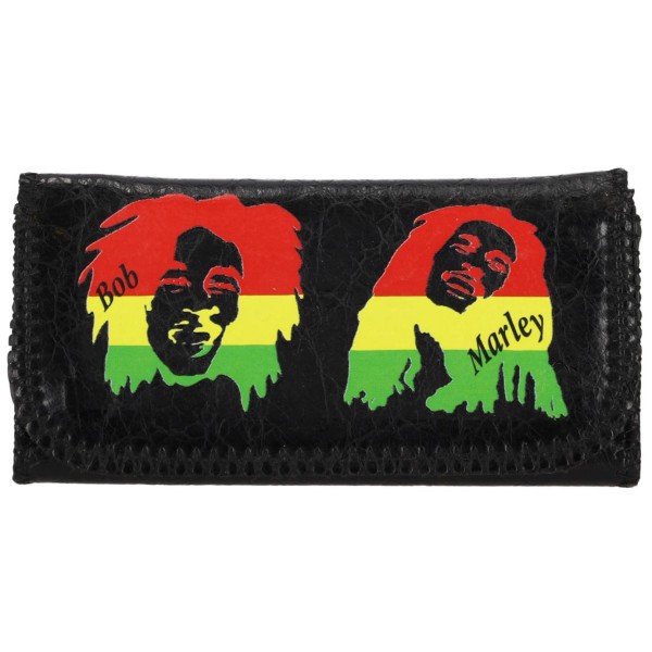 Atomic Καπνοθήκη Δερματίνη με Μαγνητικό Κούμπωμα -Bob Marley