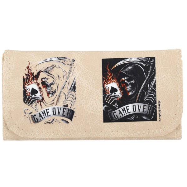 Atomic Καπνοθήκη Δερματίνη με Μαγνητικό Κούμπωμα -Game Over