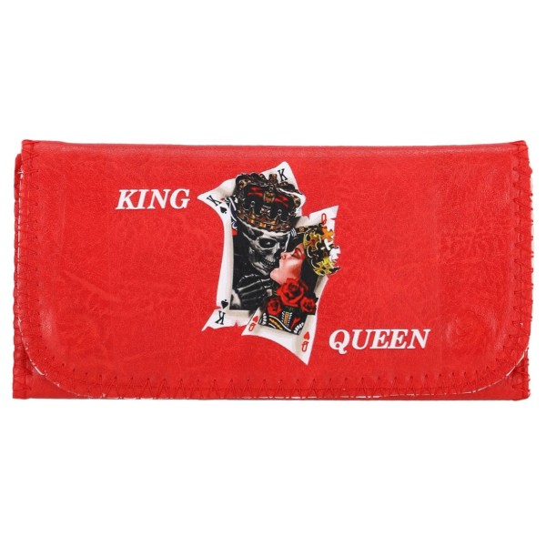 Atomic Καπνοθήκη Δερματίνη με Μαγνητικό Κούμπωμα -King & Queen