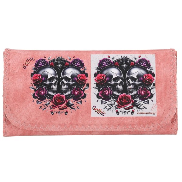 Atomic Καπνοθήκη Δερματίνη με Μαγνητικό Κούμπωμα -Gothic