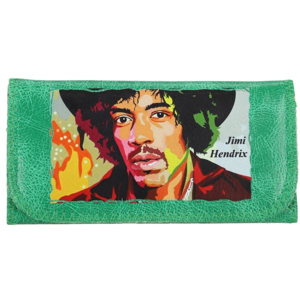 Atomic Καπνοθήκη Δερματίνη με Μαγνητικό Κούμπωμα -Jimi Hendrix