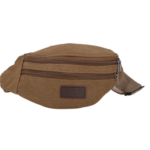 ACROSS Ανδρικό Τσαντάκι Μέσης Υφασμάτινο