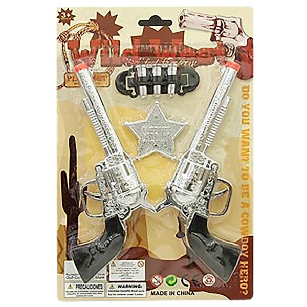 Όπλα καουμπόη σετ 4 τμχ