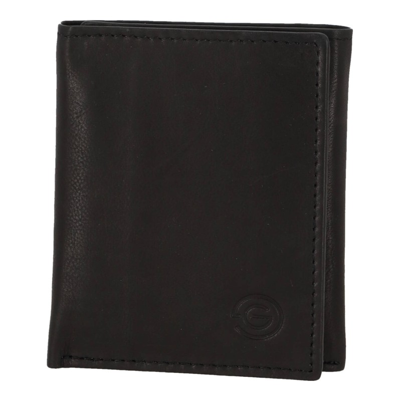 GENUINE LEATHER Ανδρικό Πορτοφόλι/Kαρτοθήκη Δερμάτινο