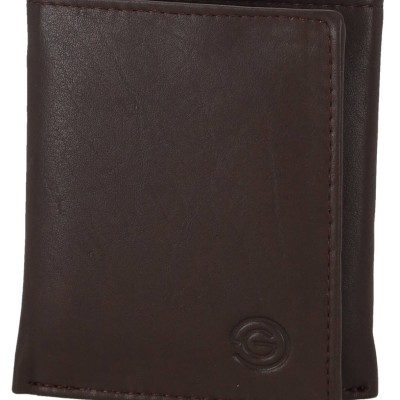 GENUINE LEATHER Ανδρικό Πορτοφόλι/Kαρτοθήκη Δερμάτινο