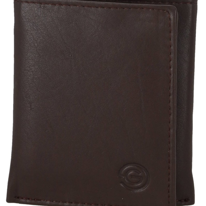 GENUINE LEATHER Ανδρικό Πορτοφόλι/Kαρτοθήκη Δερμάτινο