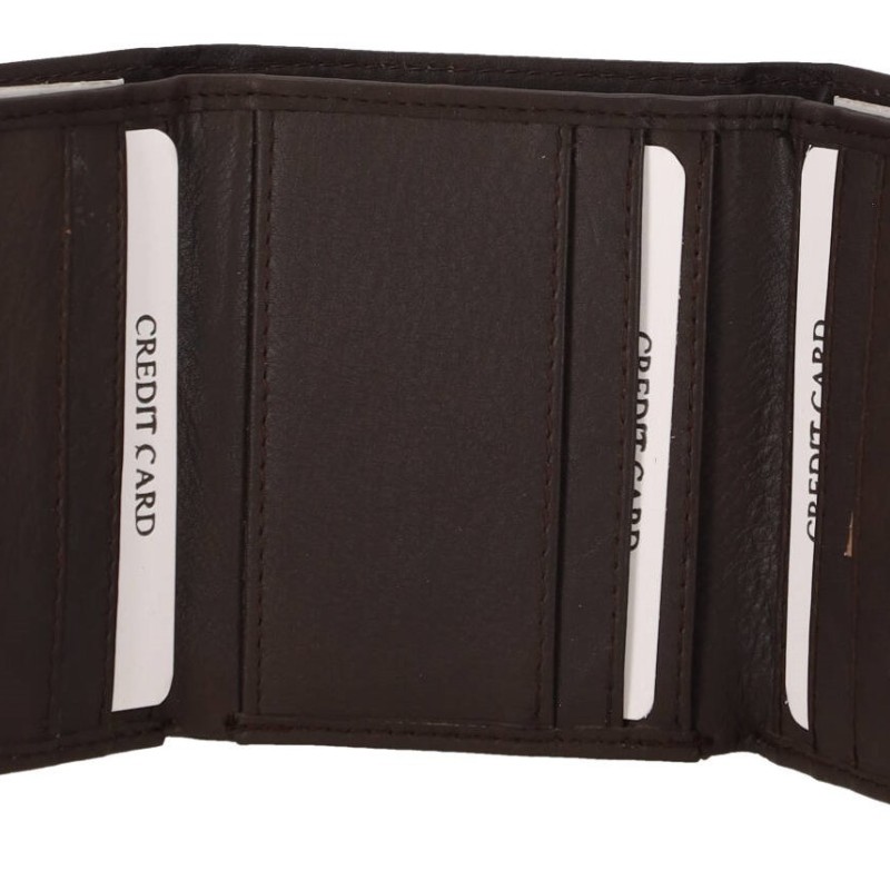 GENUINE LEATHER Ανδρικό Πορτοφόλι/Kαρτοθήκη Δερμάτινο