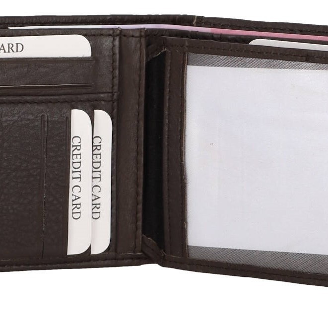GENUINE, LEATHER,Ανδρικό Πορτοφόλι Δερμάτινο