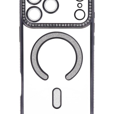 LinkPlus Back Cover Θήκη Σιλικόνης Με Τζαμάκι Κάμερας, Magsafe, Στρασάκια Και Γκλίτερ (Iphone 17 Pro Max) LinkPlus Back Cover Θήκη Σιλικόνης Με Τζαμάκι Κάμερας, Magsafe, Στρασάκια Και Γκλίτερ (Iphone 17 Pro Max)