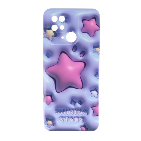 Fashion Case Back Cover Θήκη Σιλικόνης Με Σχέδιο Shining Stars (Xiaomi Redmi 10C & Xiaomi Poco C40) Αξεσουάρ Κινητών/Tablet