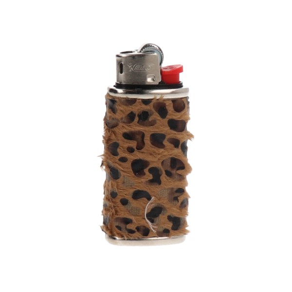Αναπτήρας Με Μεταλλική Θήκη Και Σχέδιο Λεοπάρ