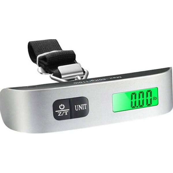 Ψηφιακή Ζυγαριά Αποσκευών με Οθόνη LCD και Πολλαπλές Μονάδες Μέτρησης – Μέγιστο Βάρος 50kg