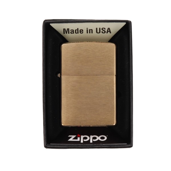 Αναπτήρας Zippo Brushed Brass