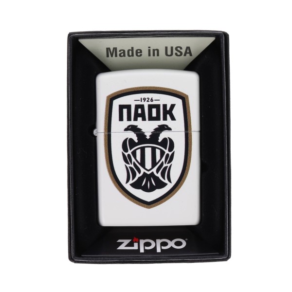 Αναπτήρας Zippo PAOK Black Logo