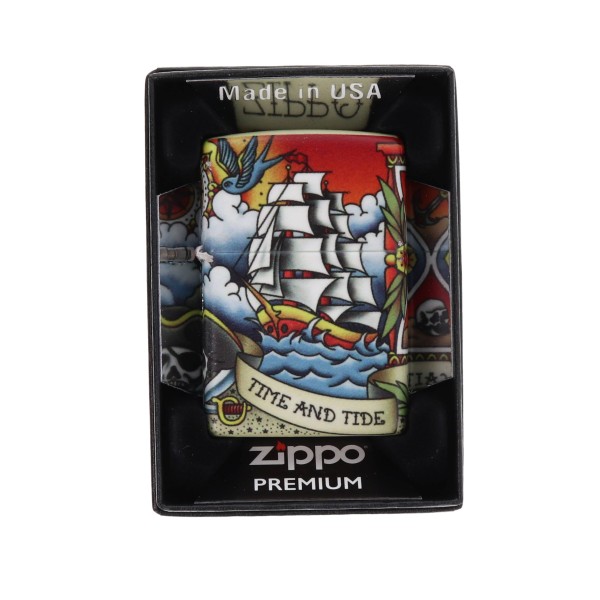 Αναπτήρας Zippo Nautical Tattoo Design