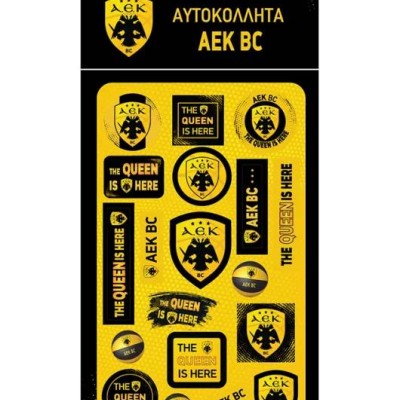 Αυτοκόλλητα Puffy - Άεκ Μπάσκετ Αυτοκόλλητα Puffy - Άεκ Μπάσκετ