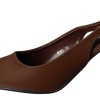 Diamantique Slingback Γόβα με Λεπτό Τακούνι