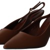 Diamantique Slingback Γόβα με Λεπτό Τακούνι