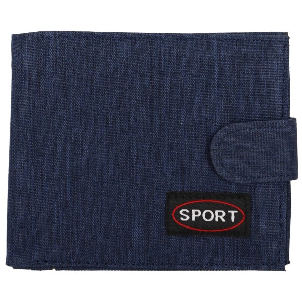 Angel Collection Ανδρικό Υφασμάτινο Πορτοφόλι με Κούμπωμα -Sport