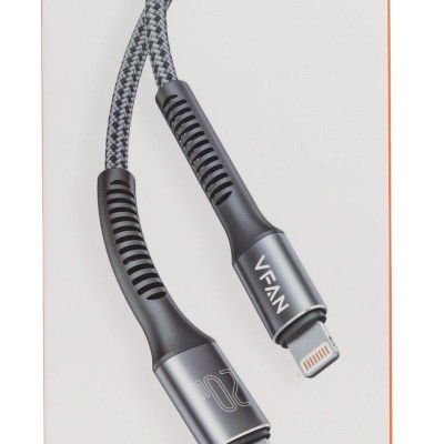 Vfan X22 Καλώδιο Φόρτισης USB-C σε Lightning 1m 20w Vfan X22 Καλώδιο Φόρτισης USB-C σε Lightning 1m 20w