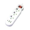 Πολύμπριζο QL-1052U 3 Θέσεων 2500W με 2 USB-A, 1 USB-C, Διακόπτη και Καλώδιο 3m