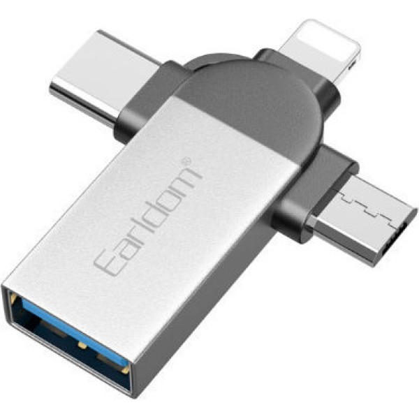 Earldom ET-OT93 Αντάπτορας USB 3 σε 1 Αξεσουάρ Κινητών/Tablet