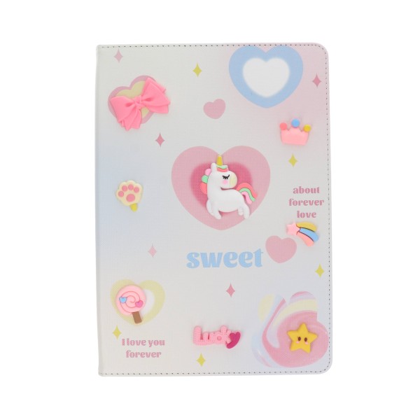 Flip Cover Θήκη Tablet Με Σχέδιο Μονόκερως (Samsung Galaxy Tab A9 Plus 11")