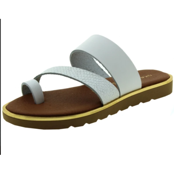 GKAVOGIANNIS Γυναικεία Δερμάτινα Σανδάλια