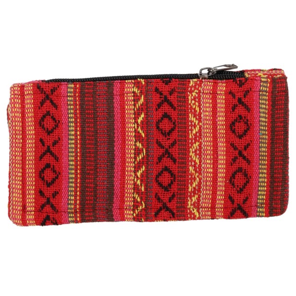 Καπνοθήκη Χειροποίητη Υφασμάτινη Kόκκινο - Κίτρινο