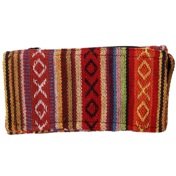 Καπνοθήκη Χειροποίητη Υφασμάτινη Μπεζ - Πορτοκαλί