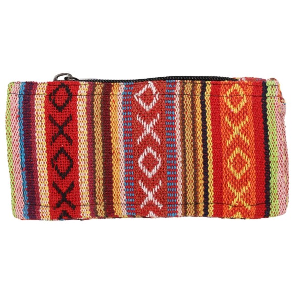 Καπνοθήκη Χειροποίητη Υφασμάτινη Μπεζ - Πορτοκαλί