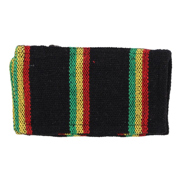 Καπνοθήκη Χειροποίητη Υφασμάτινη Μαύρη - Πολύχρωμη