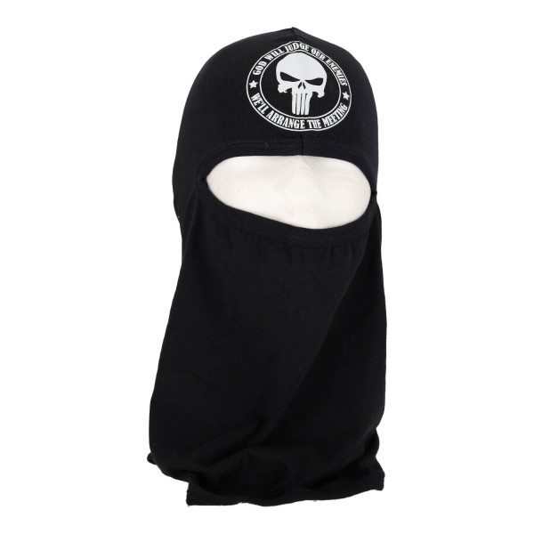 Fullface Μαύρο με Σχέδιο Skull